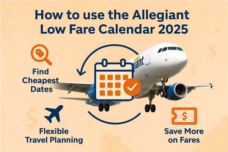 How to use the Allegiant Low Fare Calendar 2025?