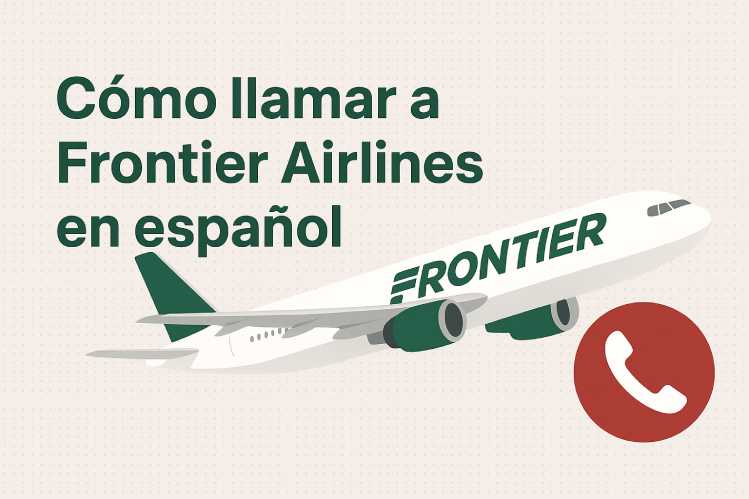 Cómo llamar a Frontier Airlines en español​?