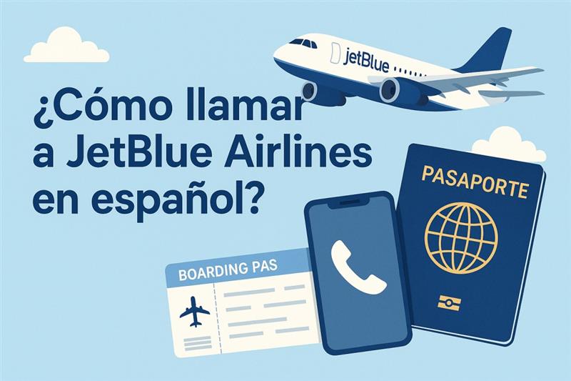 ¿Cómo llamar a Jetblue Airlines en espanol?