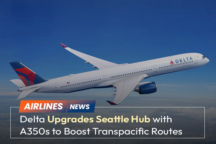 Delta Upgrades Seattle Hub with A350s to Boost Transpacific Routes