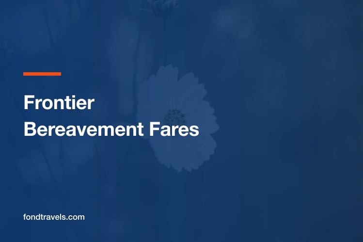 Frontier Bereavement Fares: What the Published Rules Cover