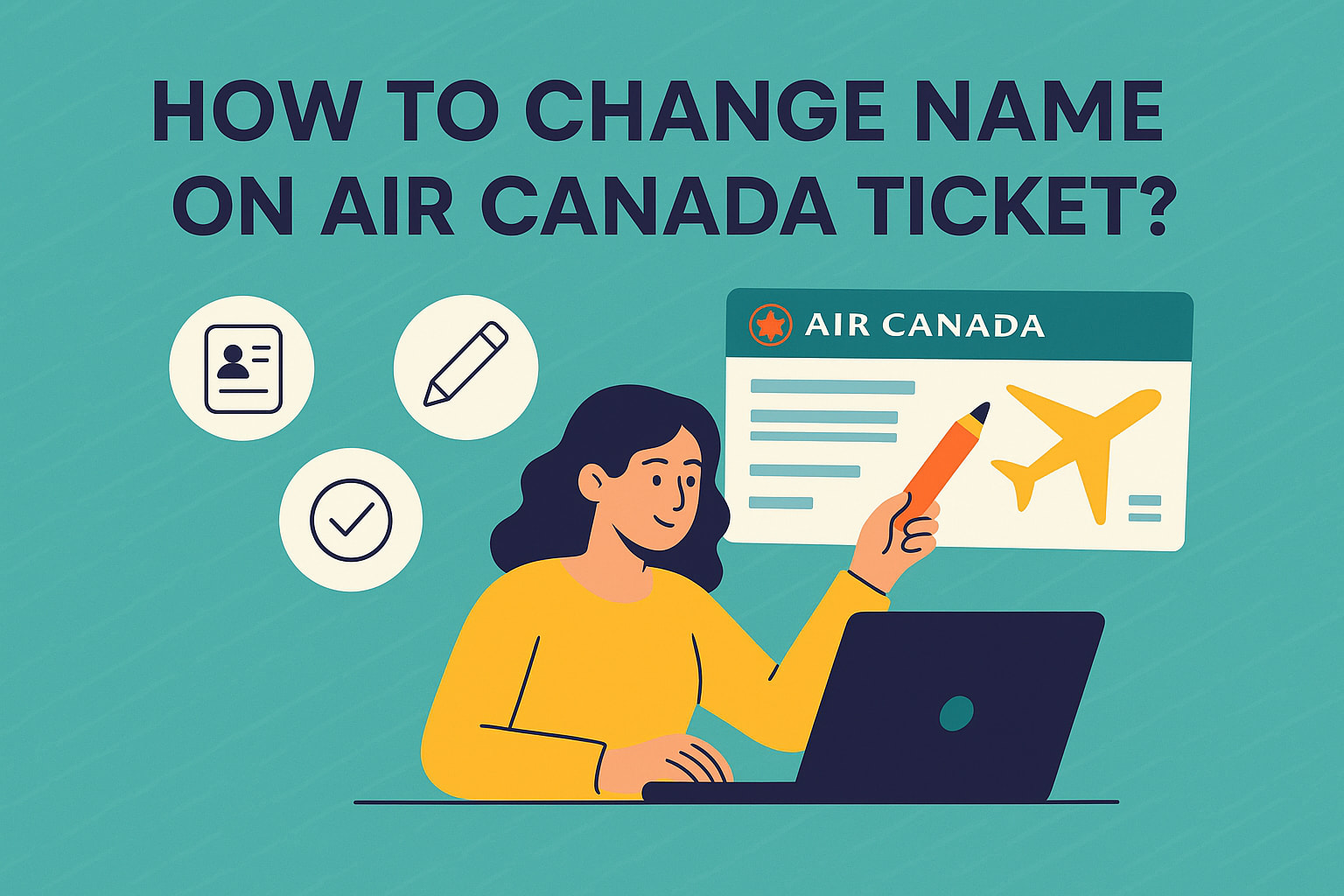 How to Change Name on Air Canada Ticket? | FondTravels