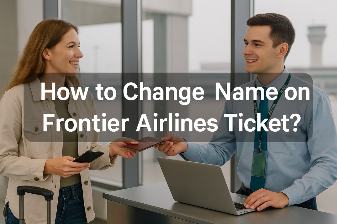 How to Change Name on Frontier Airlines Ticket? | FondTravels