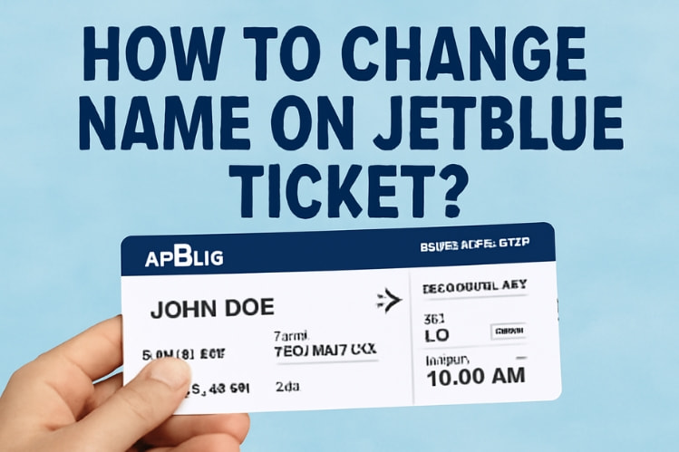 How to Change Name on JetBlue Ticket? | FondTravels