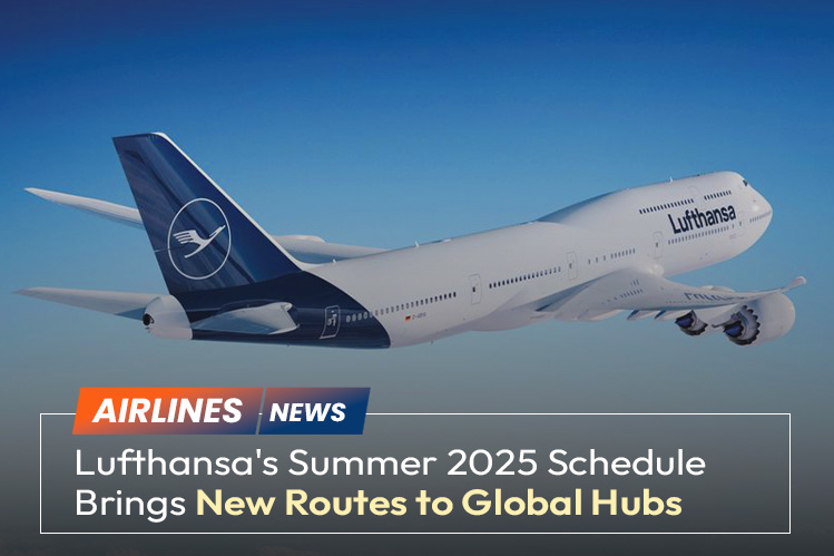 Lufthansa's Summer 2025 Schedule Brings New Routes to Global Hubs
