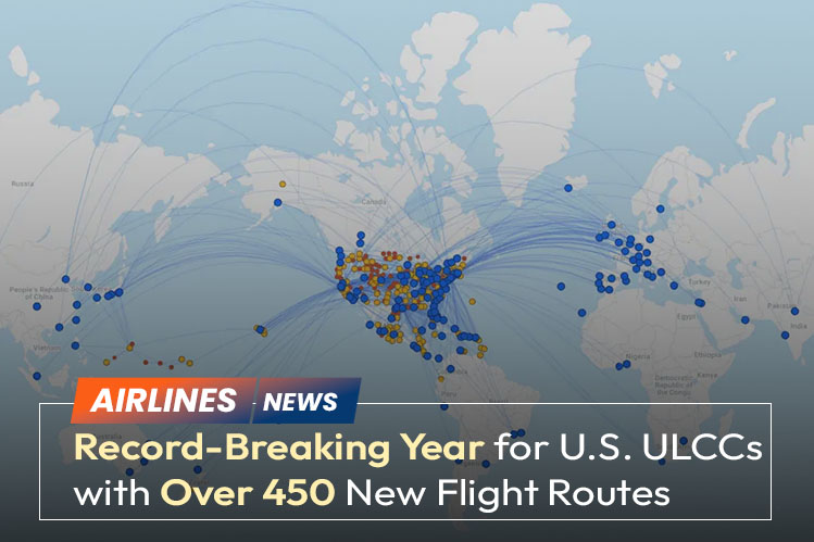 Record-Breaking Year for U.S. ULCCs with Over 450 New Flight Routes