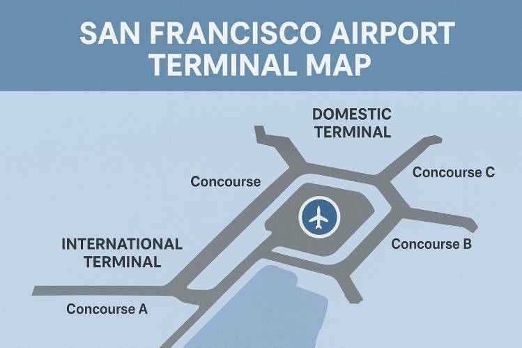 San Francisco Airport Terminal Map Guide