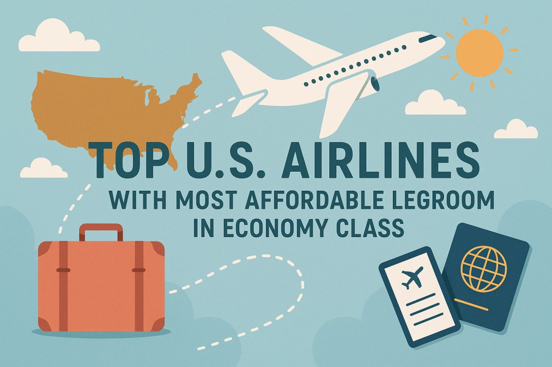 Top U.S. Airlines with Most Affordable Legroom in Economy Class