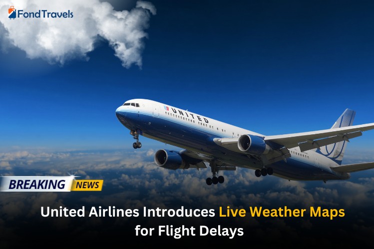 United Airlines Introduces Live Weather Maps for Flight Delays