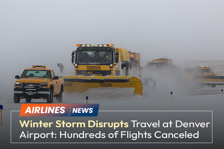 Winter Storm Disrupts Travel at Denver Airport: Hundreds of Flights Canceled